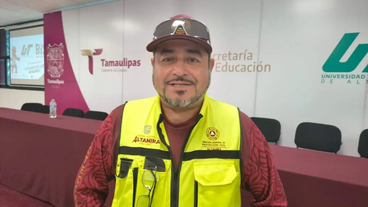 Romel Martínez Flores, director de Protección Civil en Altamira