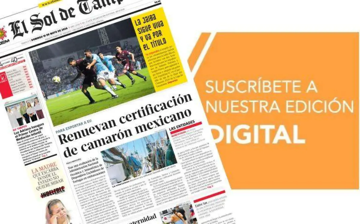 Portada del domingo 10 de mayo de 2026