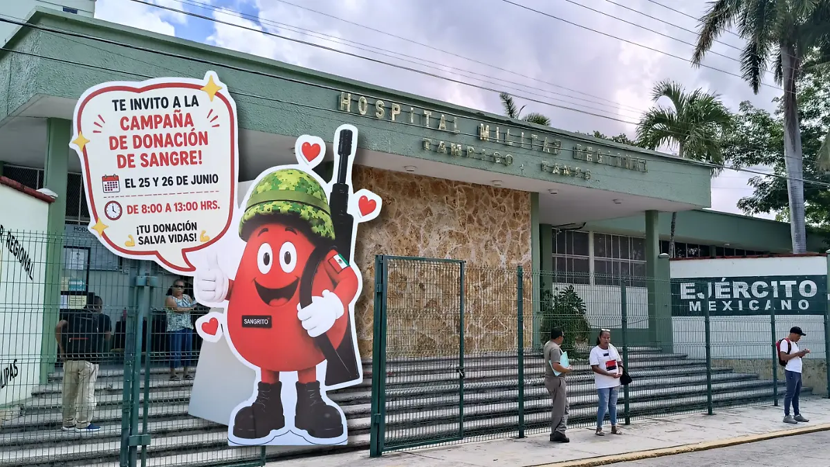 Invitan a campaña de donación de sangre en Tampico