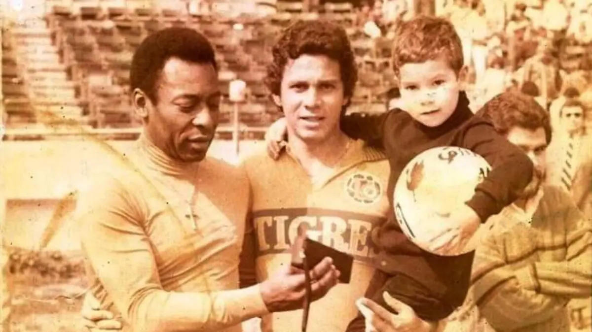La foto con Pele