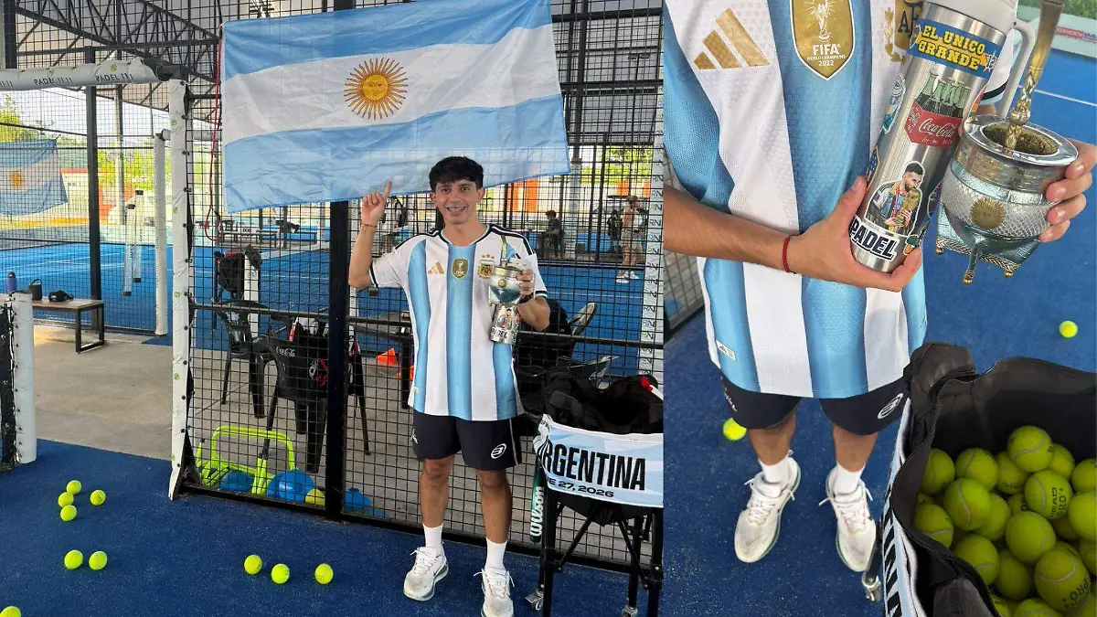 Facundo Olivo un argentino en Tampico que pudo celebrar la victoria de su selección