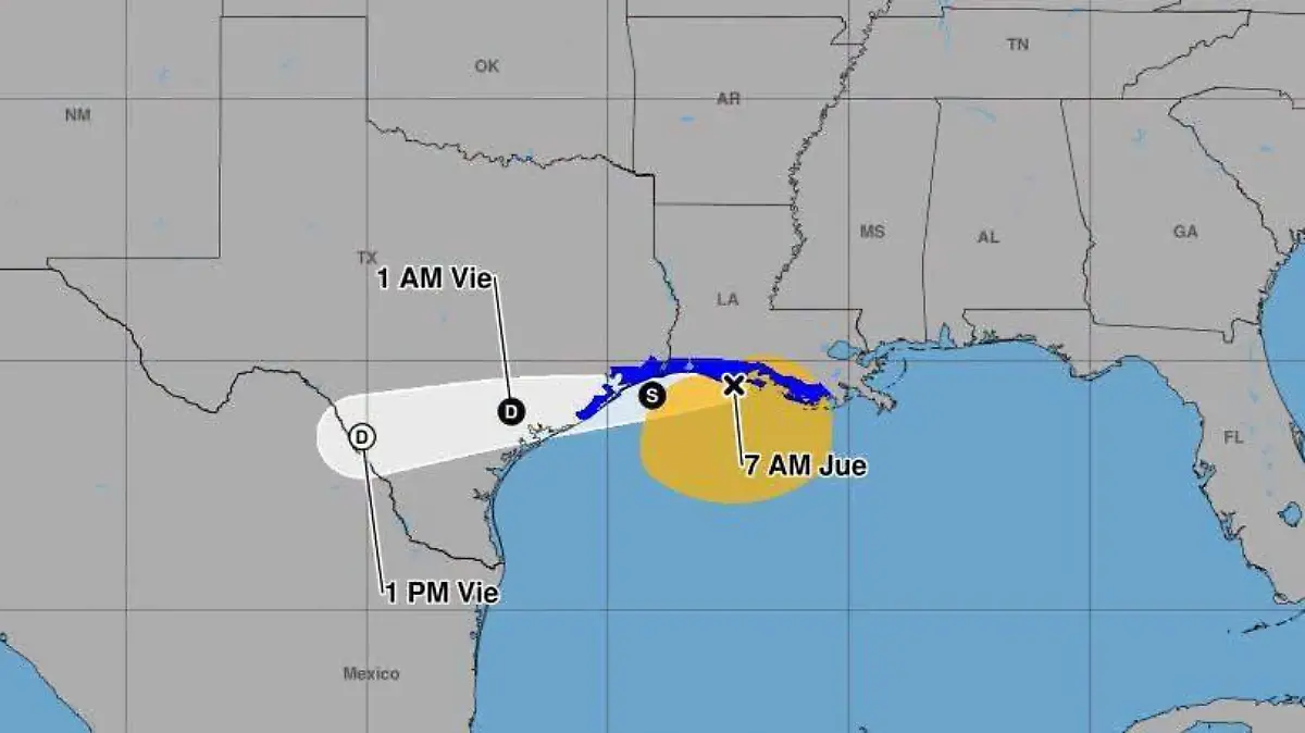 La tormenta tropical Bertha se acerca al sur de Texas y podría provocar lluvias en Tamaulipas