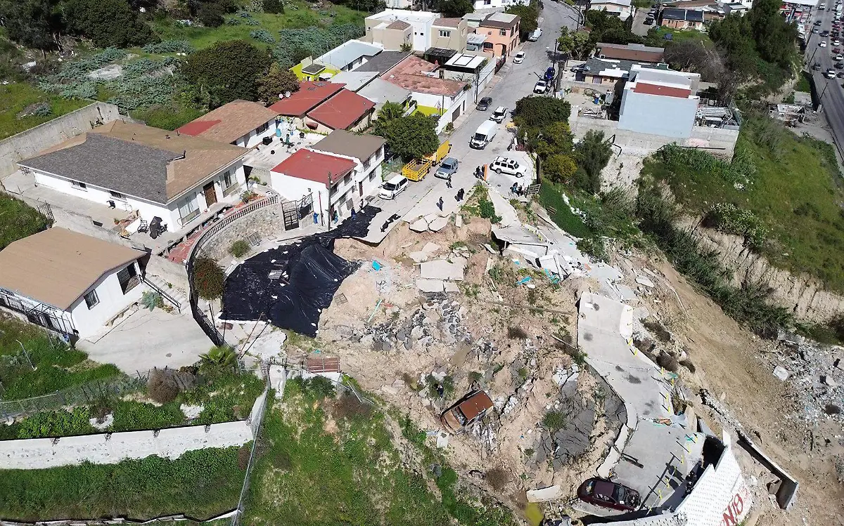 caída de edificios de La Sierra