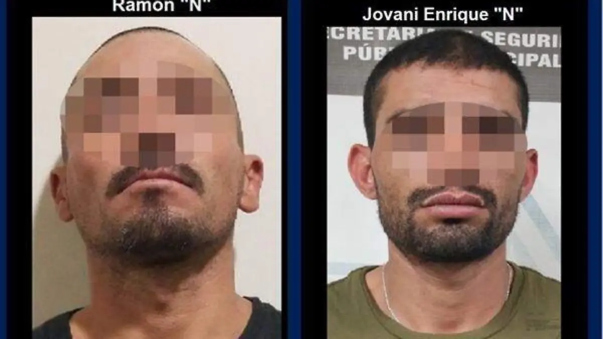 Capturan a dos hombres con sub-metralladora y cristal