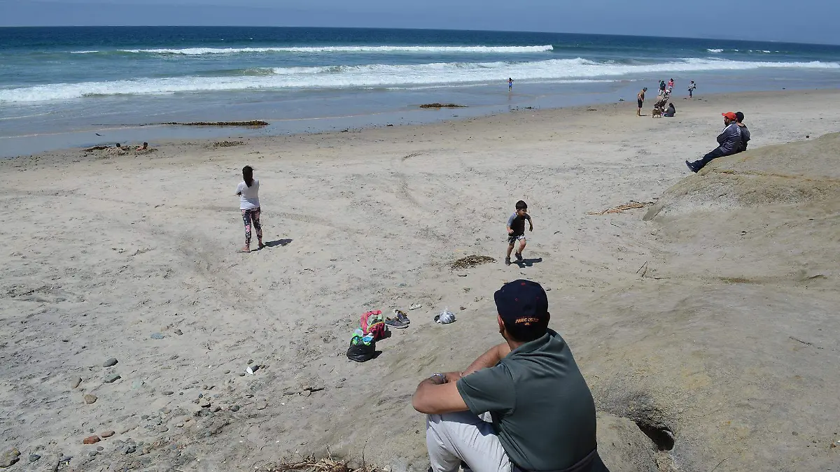 Playas de Tijuana, mar, agua sucia