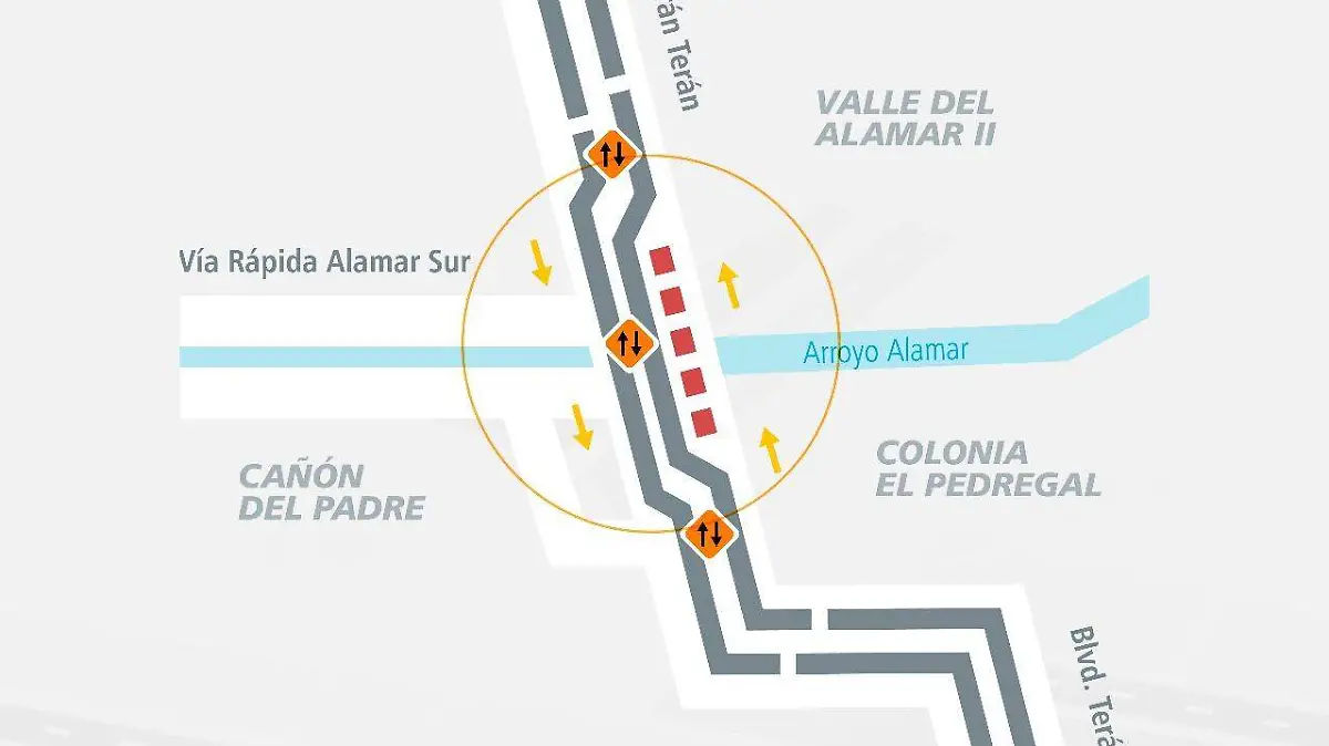 Cierre parcial del bulevar Héctor Terán Terán