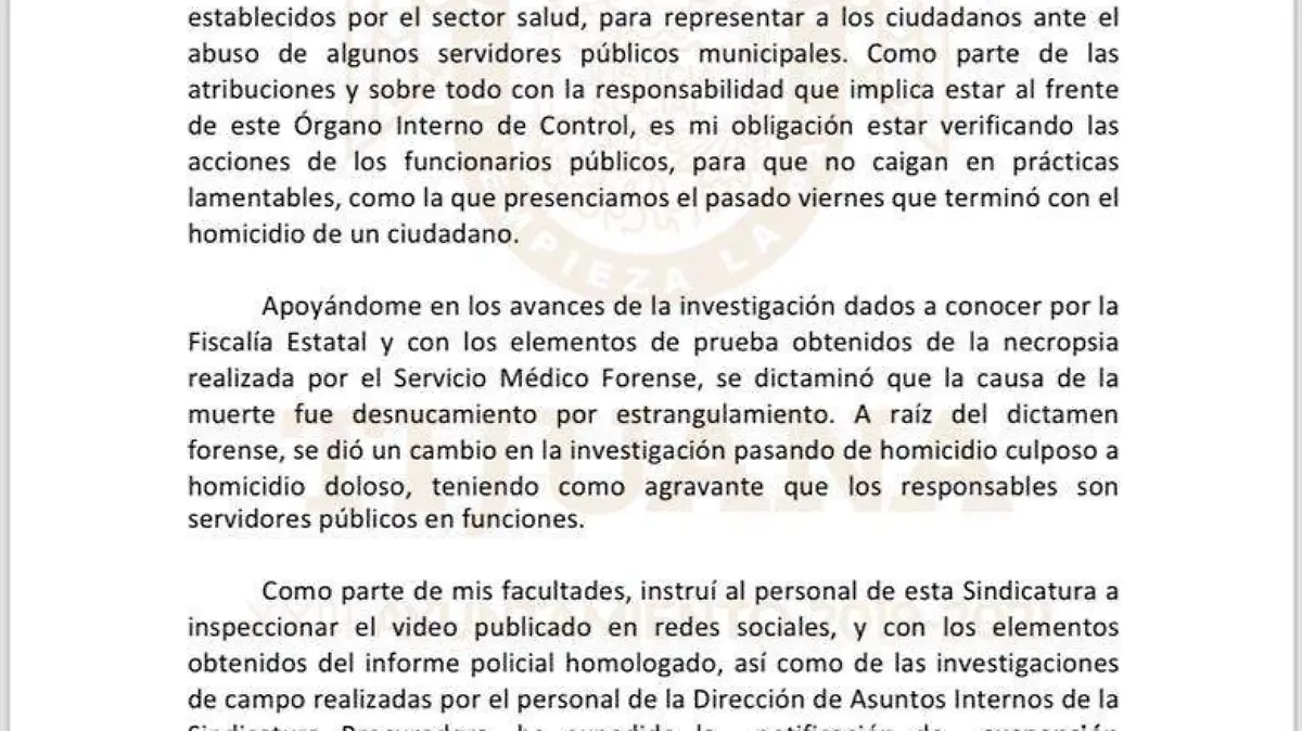 Notificación