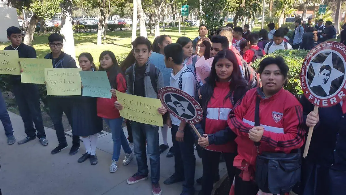 Manifestación de alumnos