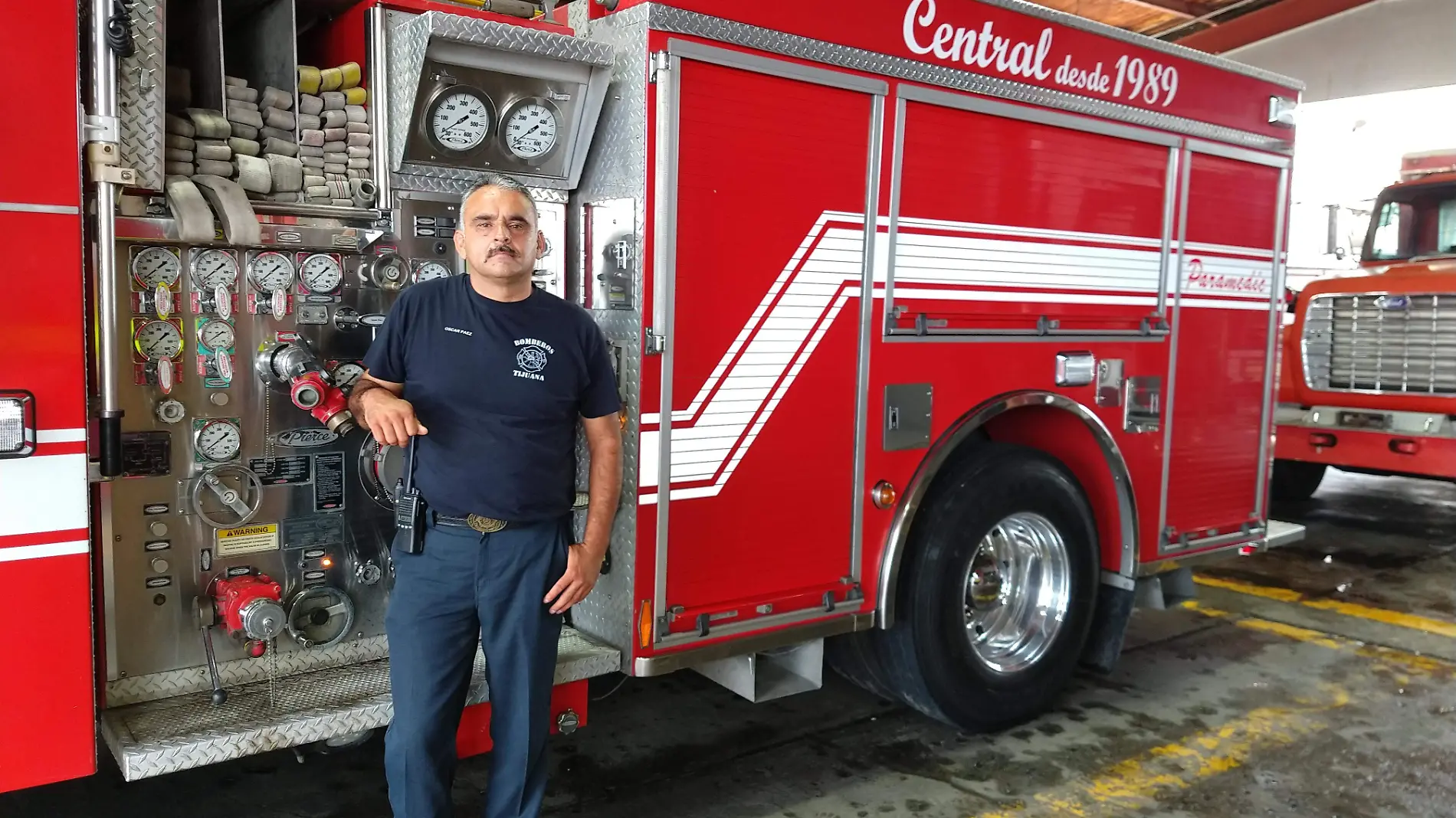 Óscar Jesús Páez Ruíz, capitán de Bomberos 