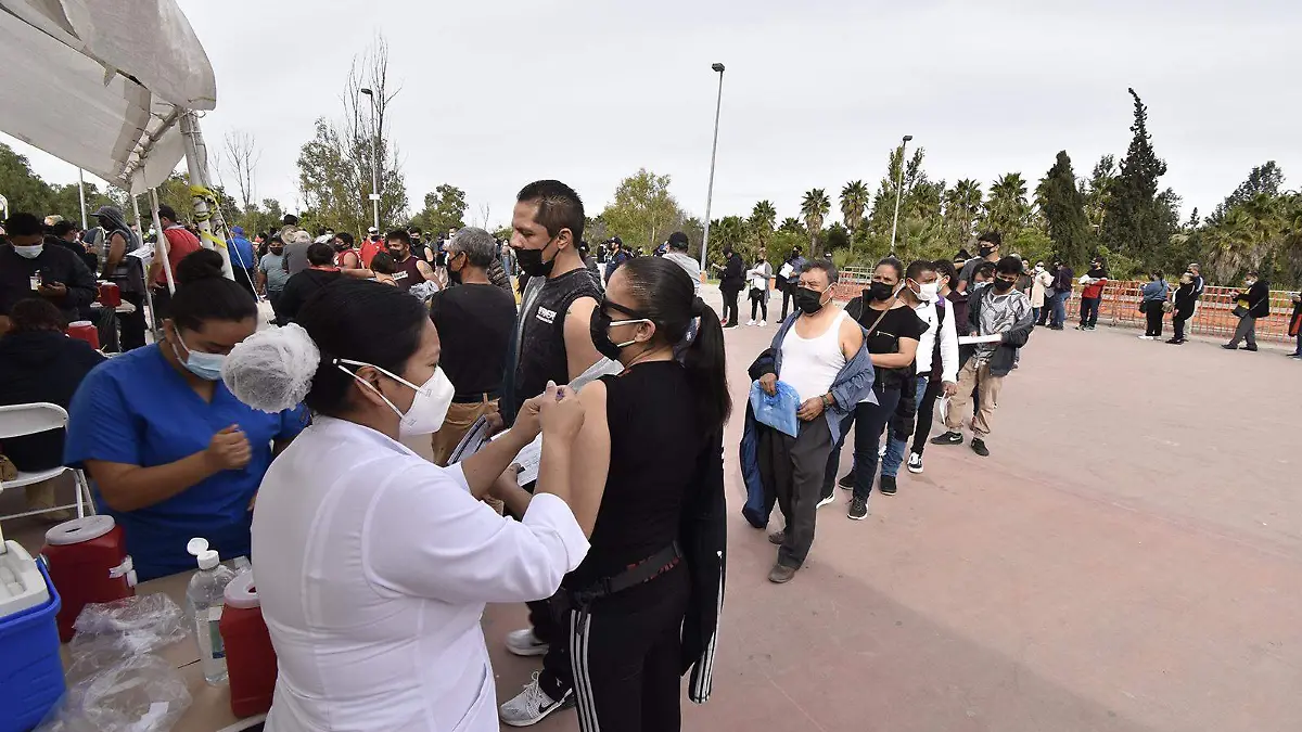 Aplicación-vacuna-fila