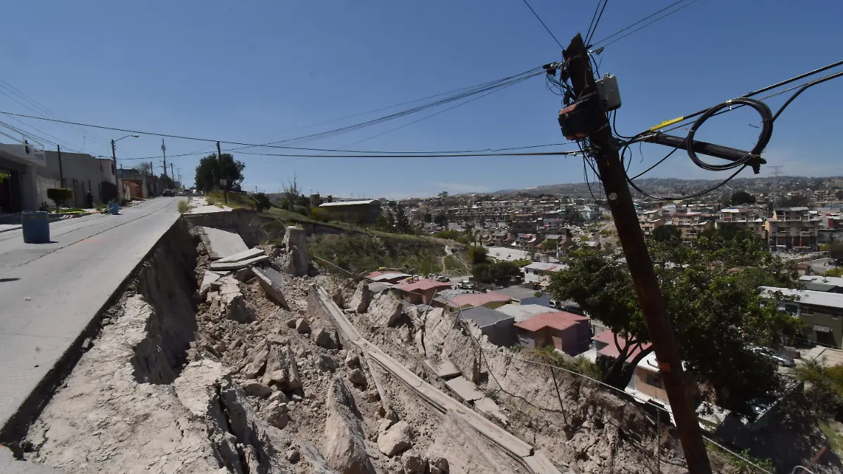 Lomas de la Presa, derrumbe 