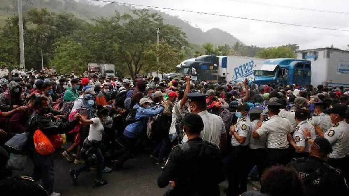 caravana migrante Guatemala