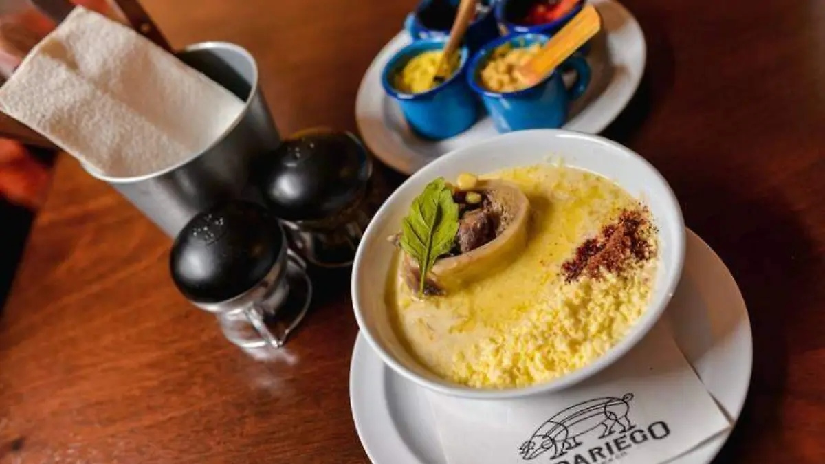 coctel de elote con tuétano