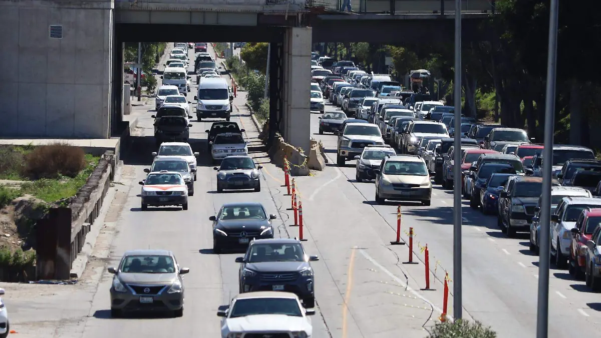 Tráfico-fila-vehicular