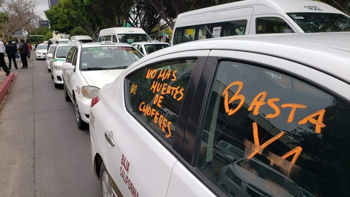 Manifestación de taxistas