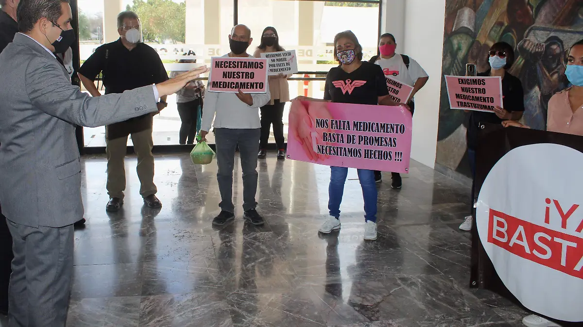 Personas en protesta