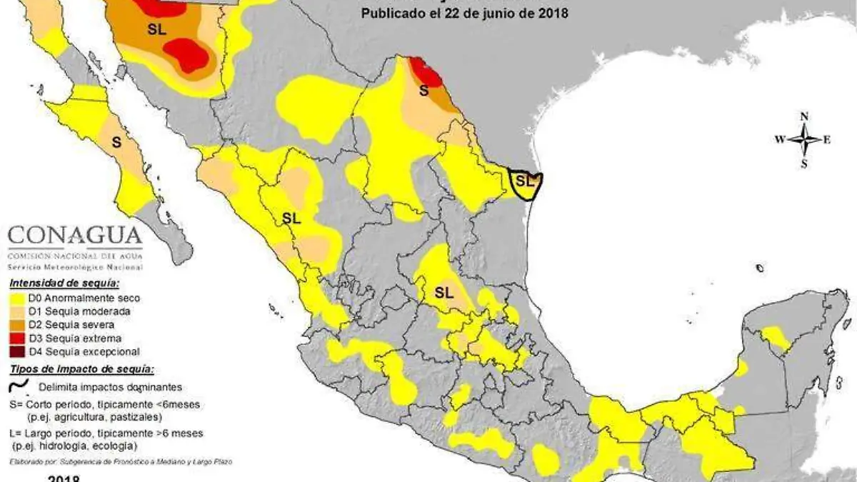 Se ubica Mexicali como territorio con sequía extrema