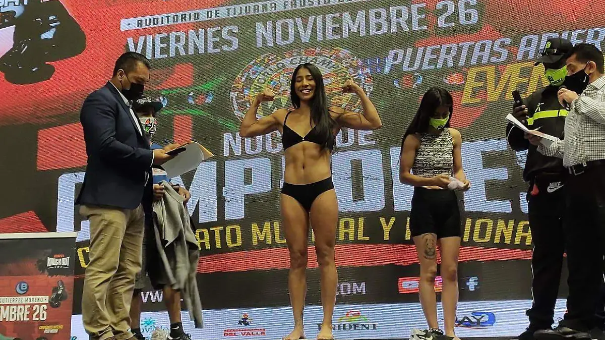 Kenia Enríquez enfrentó la báscula