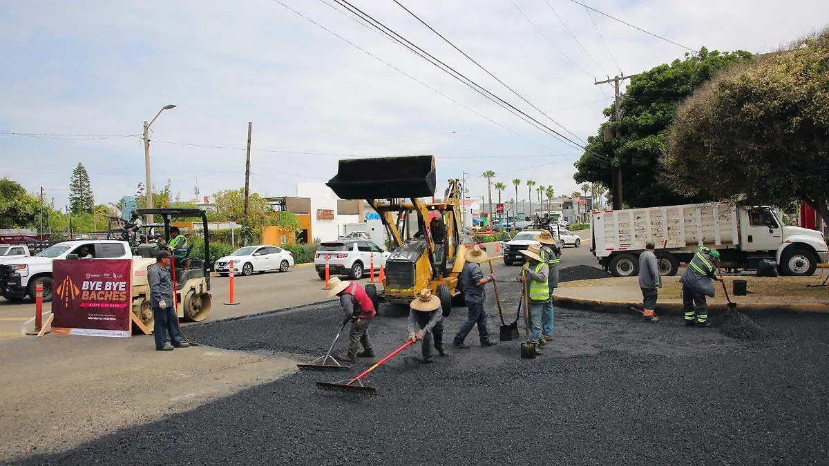 bacheo en Playas de Tijuana