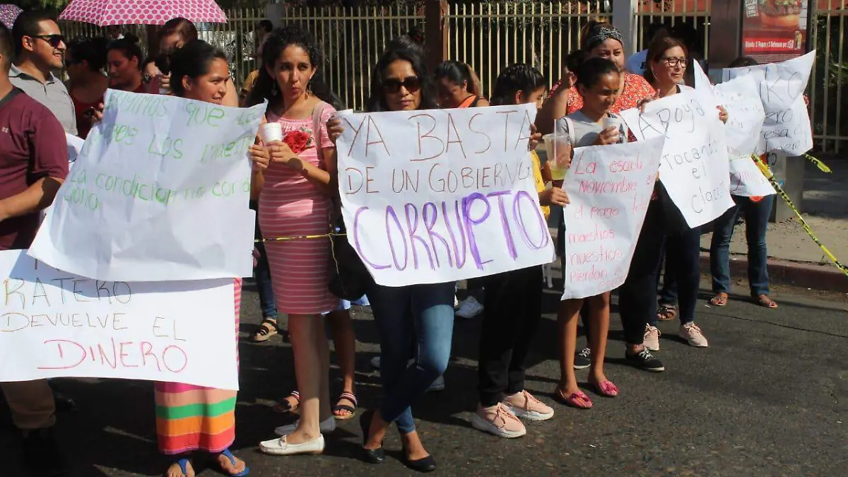 Protesta maestros 20 de Noviembre