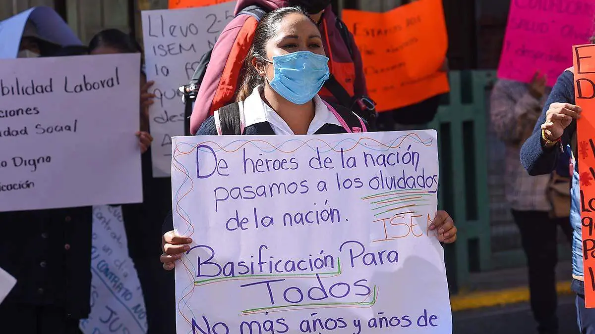 Enfermeras protesta
