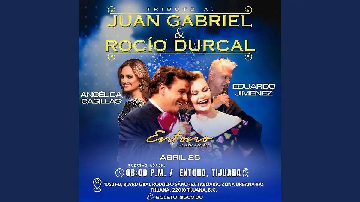 2.- Tributo a Juan Gabriel y Rocío Dúrcal