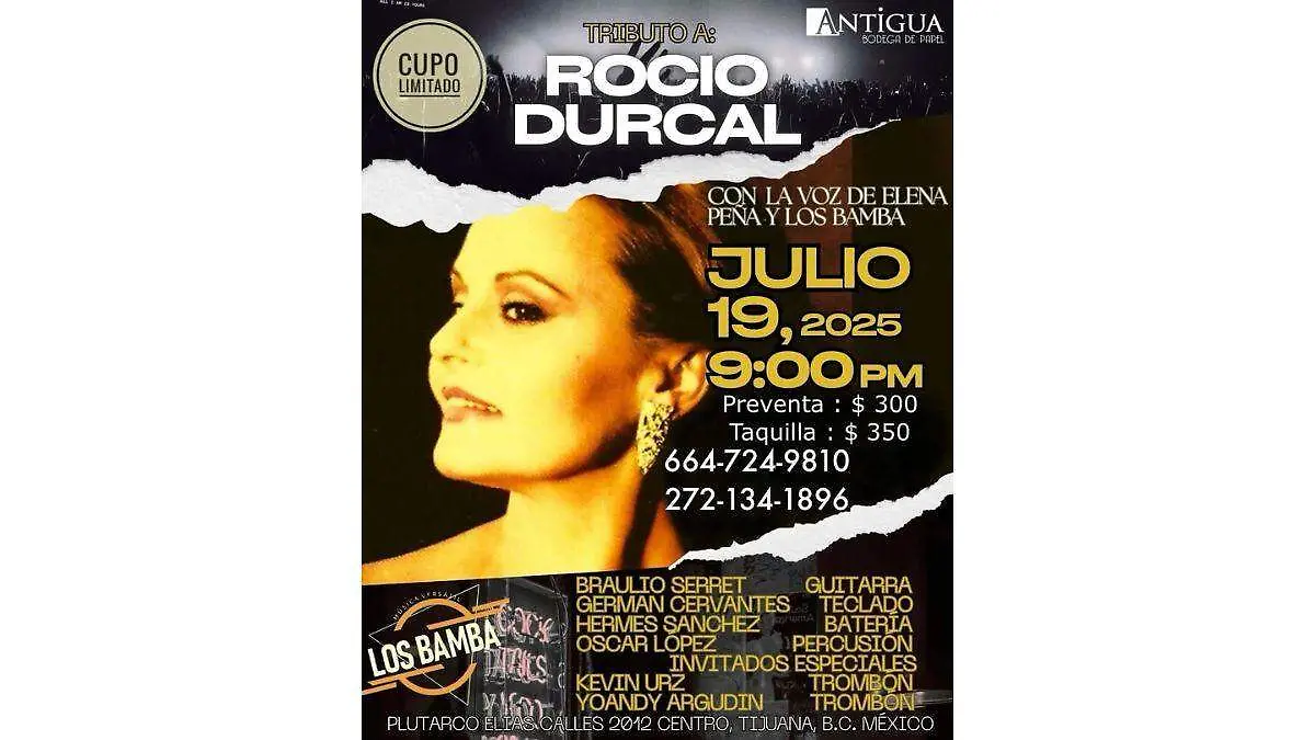 Tributo a Rocío Dúrcal