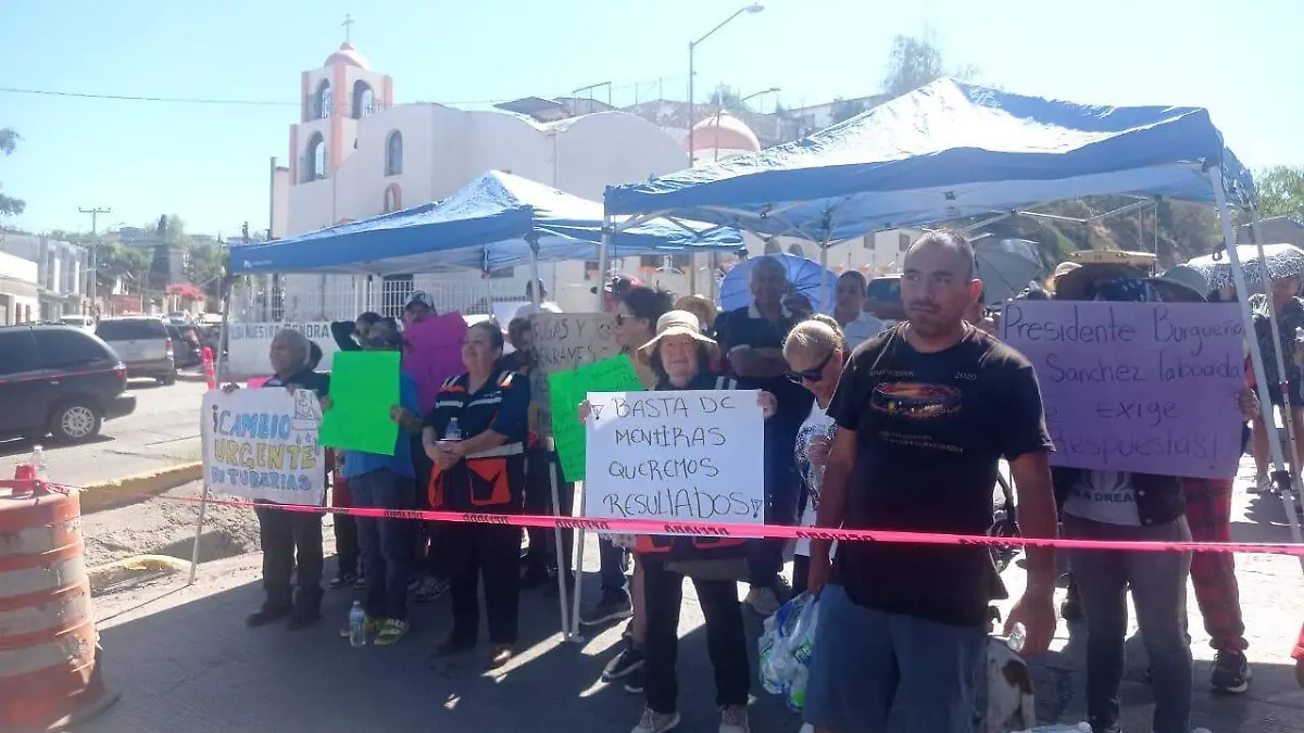 protesta-habitantes-Sánchez-Taboada