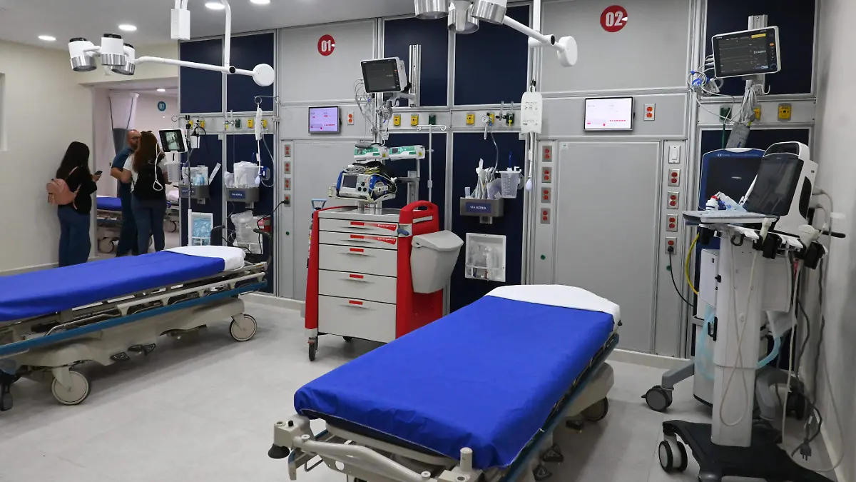 camas-hospital de la cruz roja