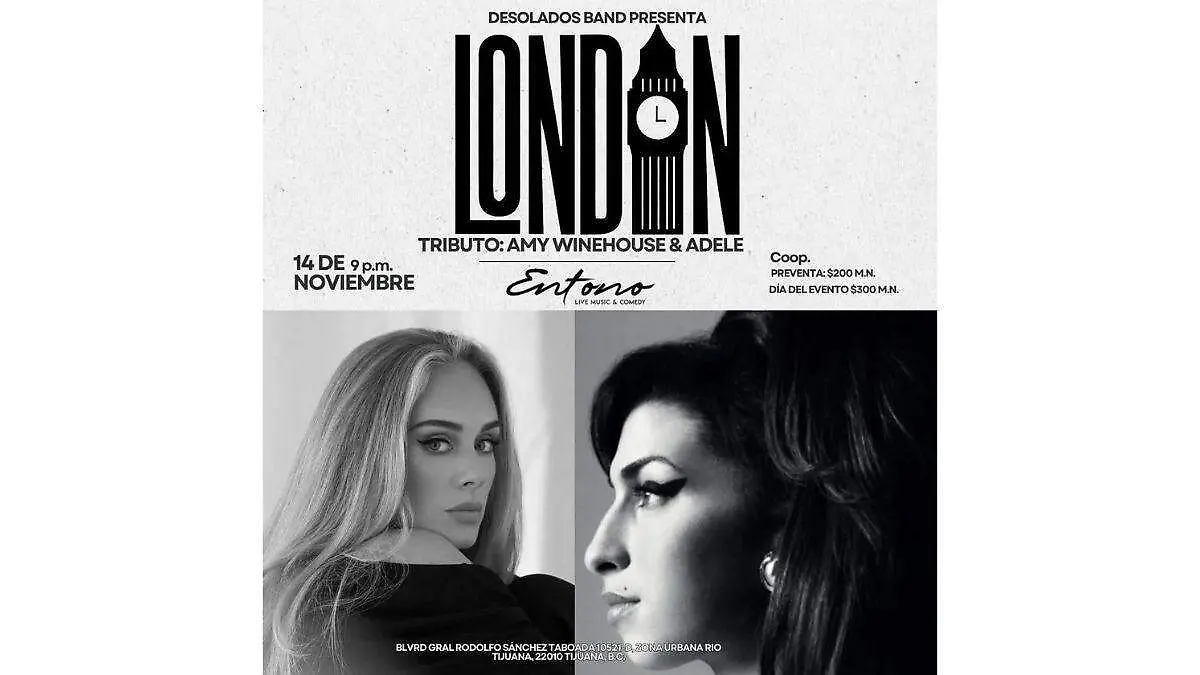 Tributo Amy Winehouse & Adele