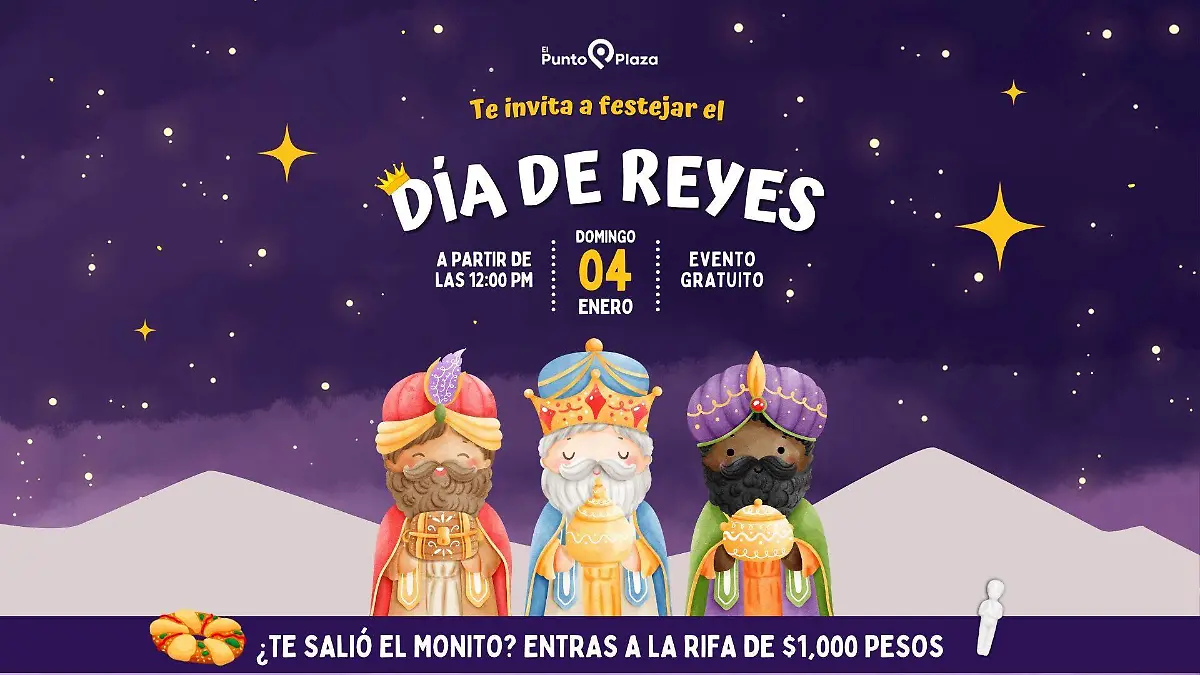 Los Reyes Magos en El Punto Plaza