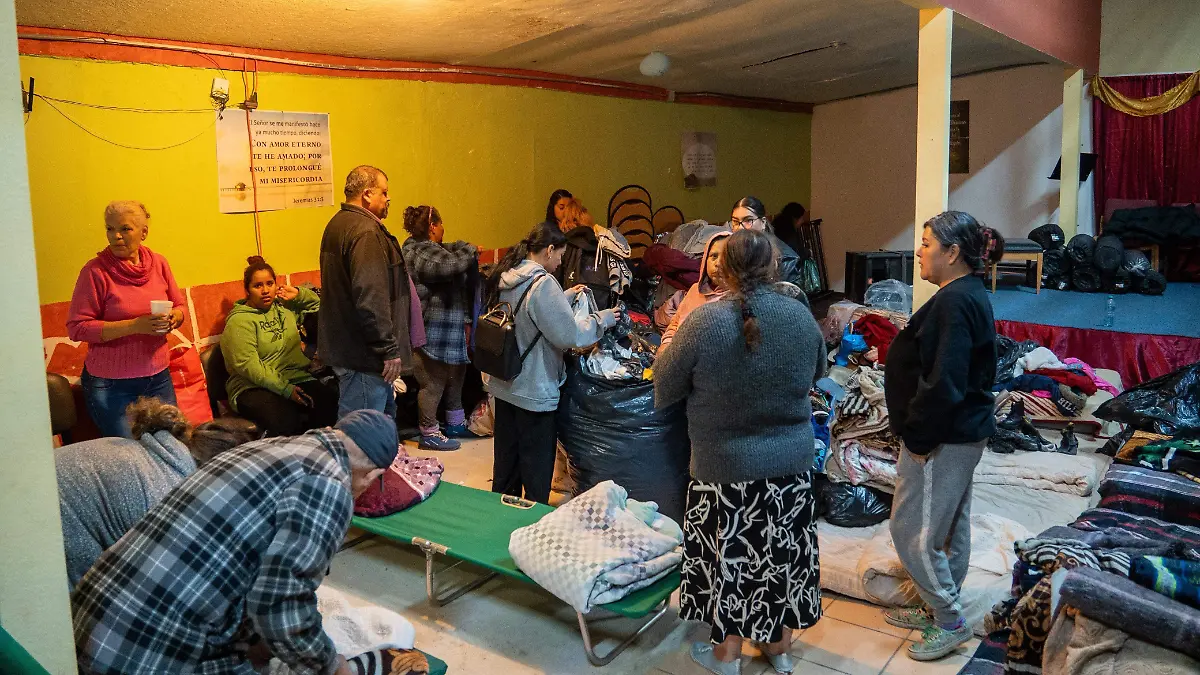 Albergue-damnificados Rancho Las Flores