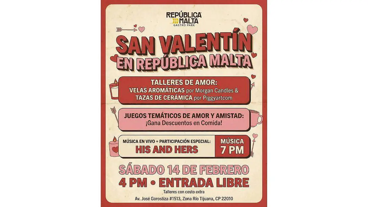 San Valentín en República Malta