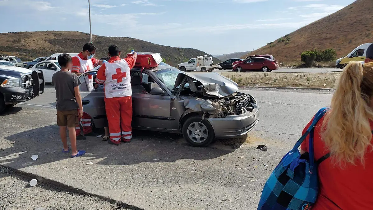 Cruz Roja-accidente vial-choque
