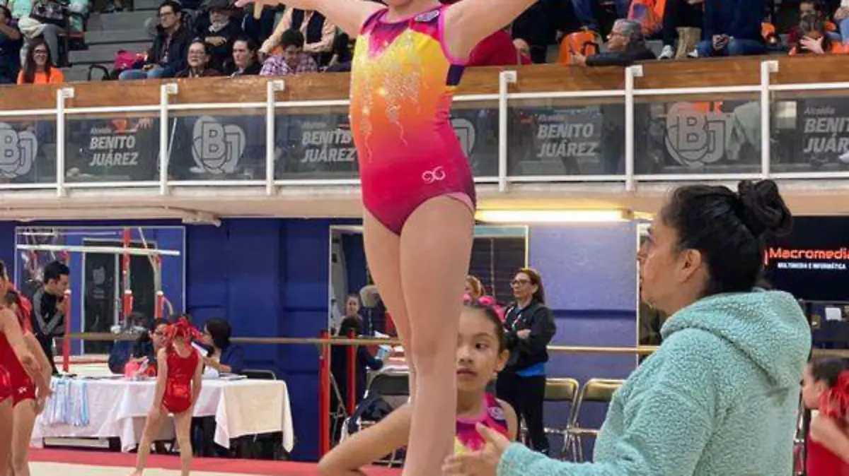 gimnasta, competencia, ganadora