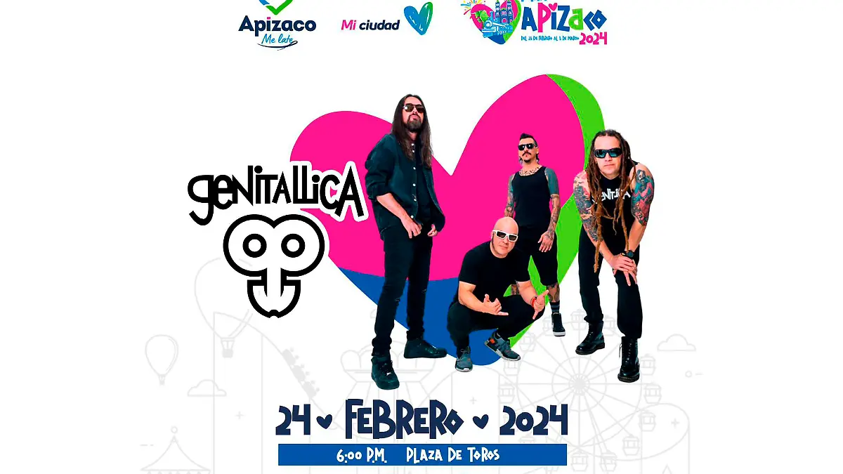 cartel genitallica feria apizaco 2024