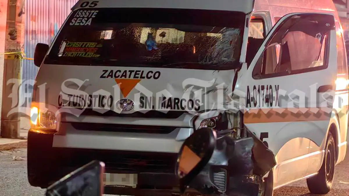 Ocurrió la muerte de un motociclista por el impacto que sufrió con una combi en la avenida Cruz Colorada de ZacatelcoFrancisco H. REYES 1