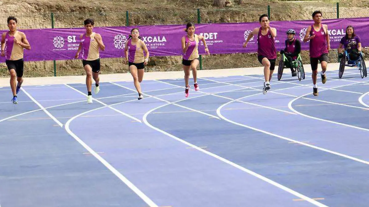 pista de atletismo en Apizaco