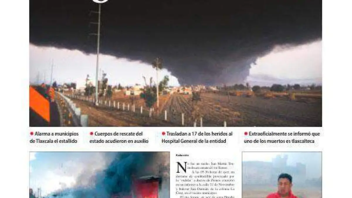 Explosión-Texmelucan