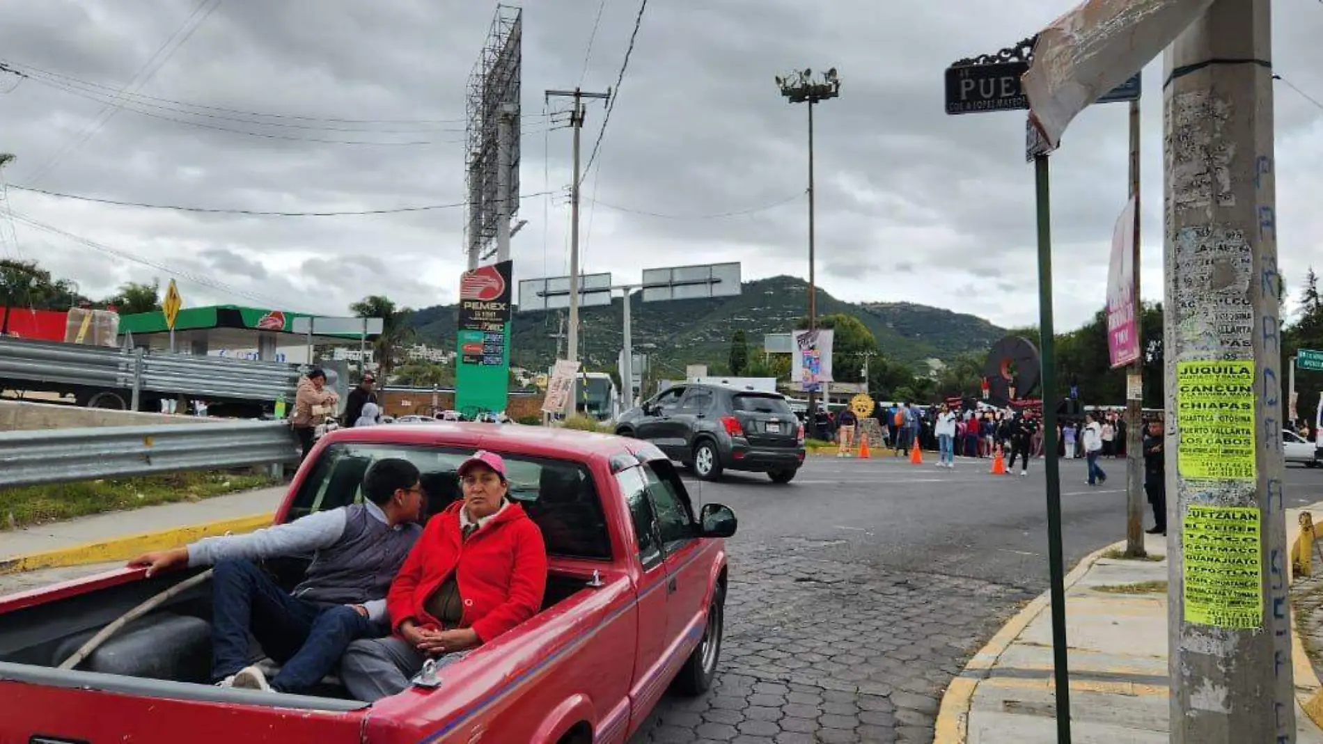 Normalistas de Panotla se manifiestan 3