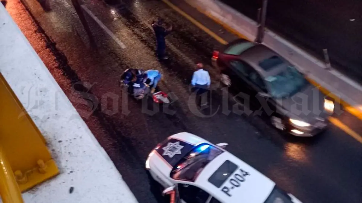 mujer cae