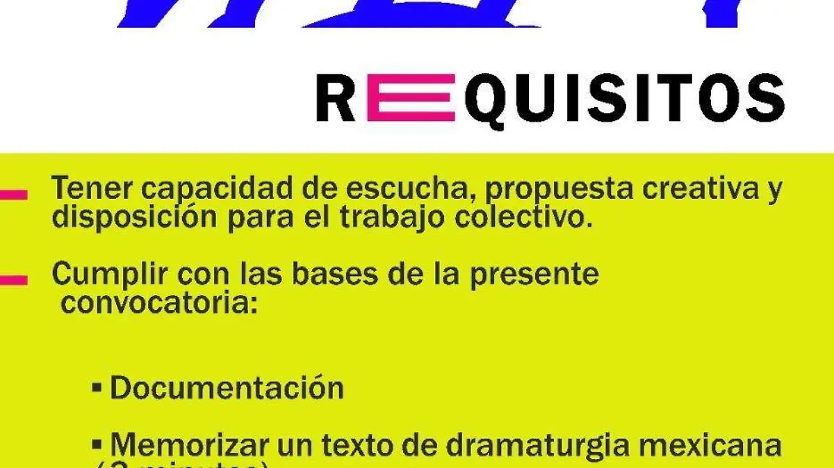 Inicia SC segunda ronda de audiciones de la Compañía Estatal de Teatro de Tlaxcala