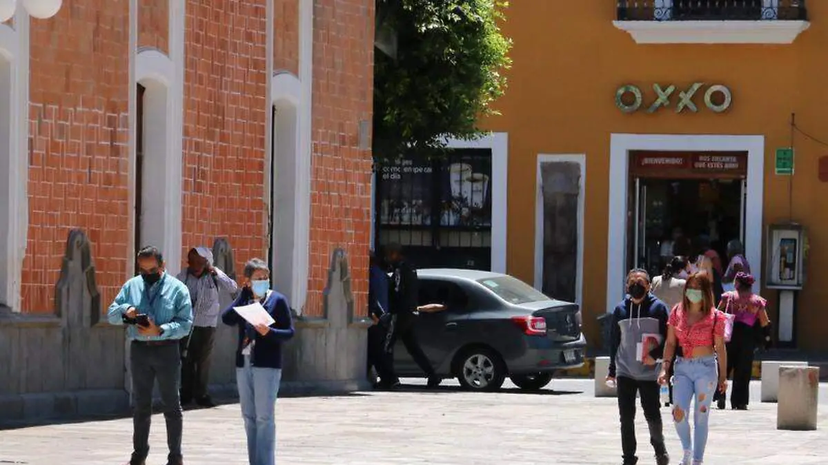 Personas, Centro histórico, zócalo