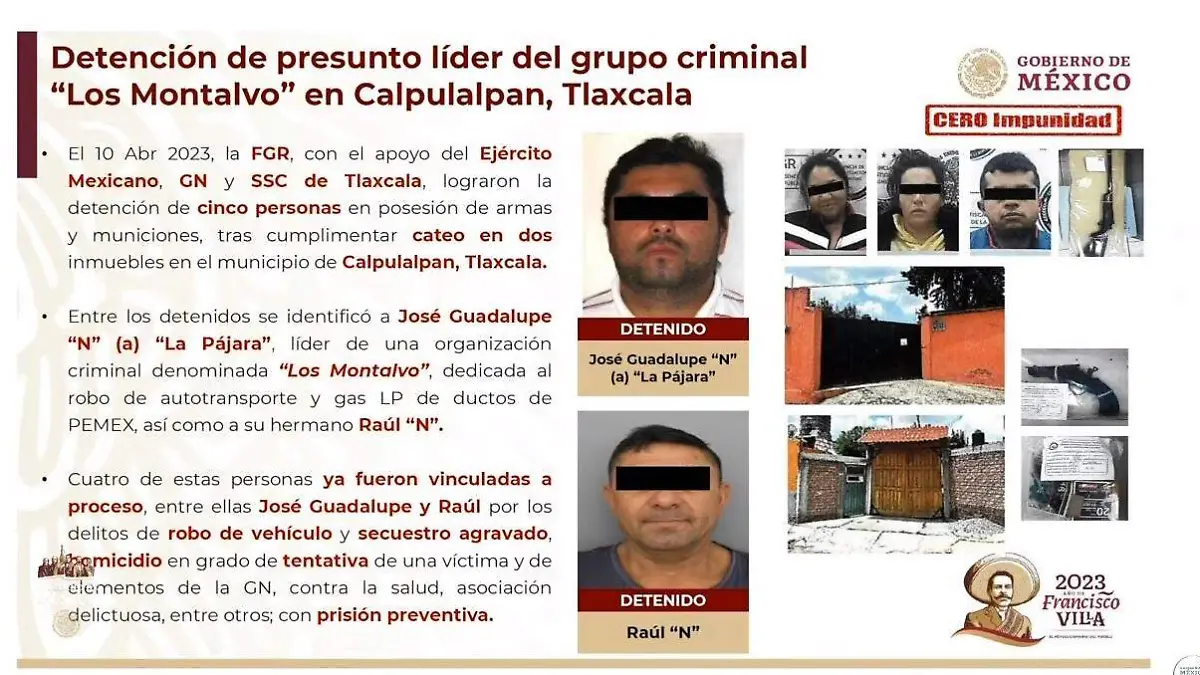 detención