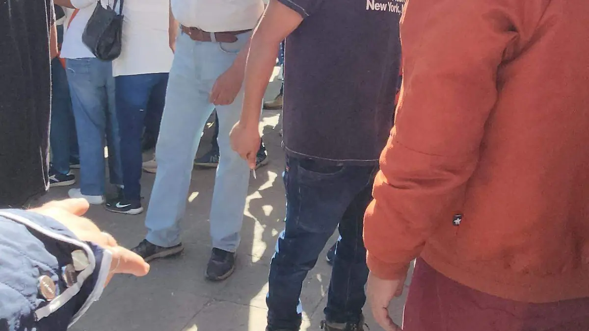 Protesta sindicato de maestros