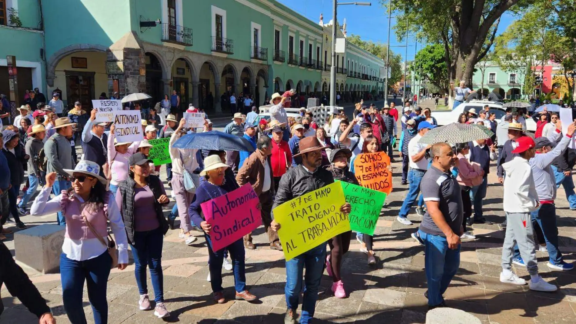 Protesta sindicato 