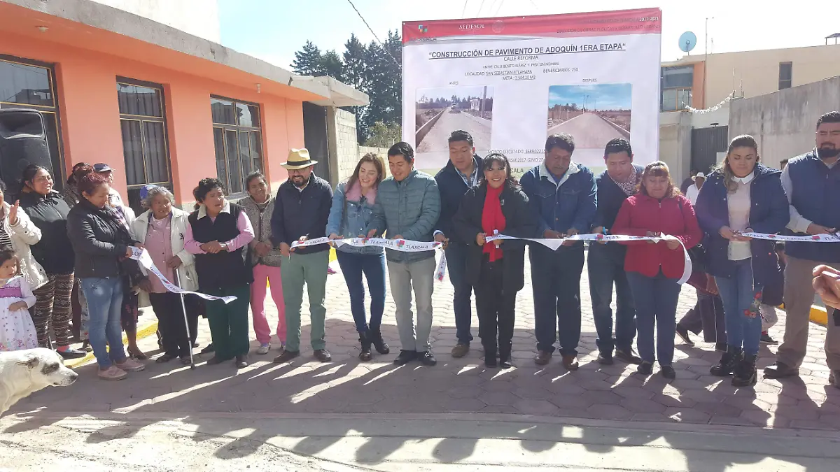 Pavimento de Adoquín, calle Reforma de San Sebastián Atlahapa
