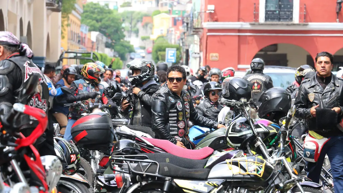 Motociclistas en Tlaxcala 