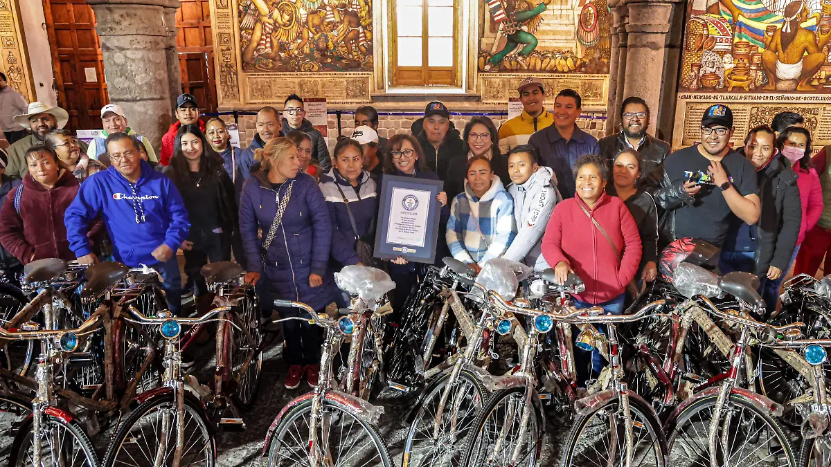 bicicletas a taqueros que ganaron Récord 8