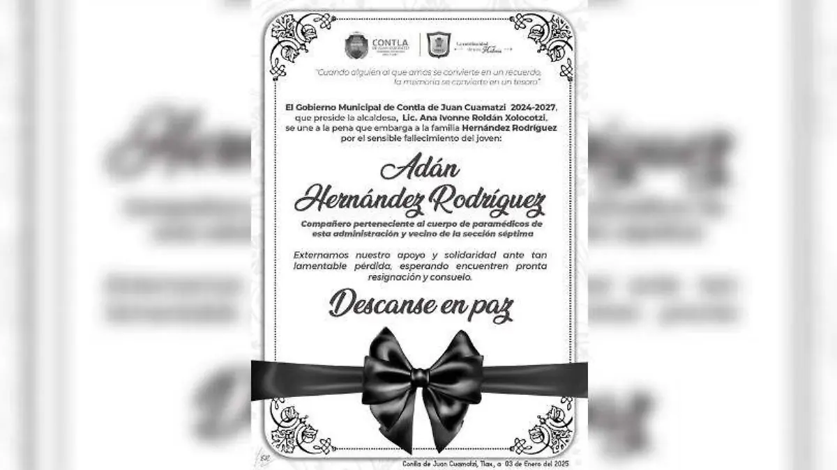 Paramedico fallecido